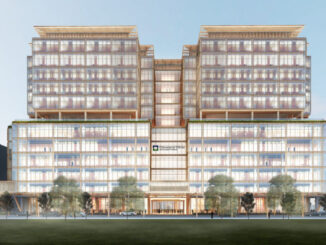 A rendering of Cleveland Clinic’s new Neurological Institute.